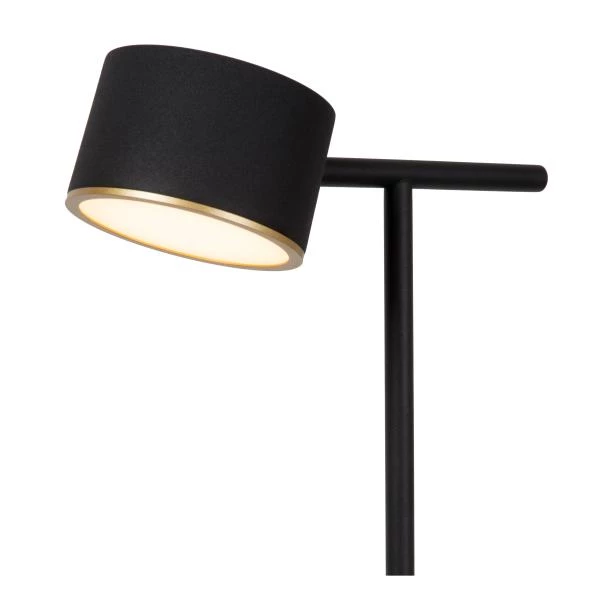 Lucide GIAN - Lampadaire - LED Dim. - 1x9W 2700K - Noir - détail 1